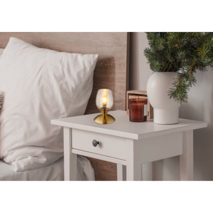 Globo - Stona dodirna lampa 1xE14/25W/230V mesing