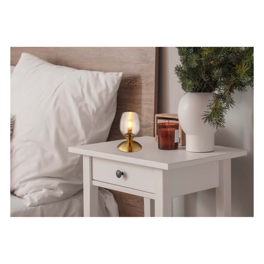 Globo - Stona dodirna lampa 1xE14/25W/230V mesing