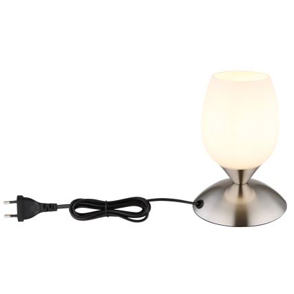 Globo - Stona lampa na dodir 1xE14/25W/230V matni hrom