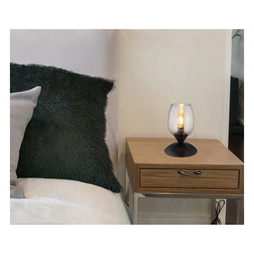 Globo - Stona lampa na dodir 1xE14/25W/230V crna