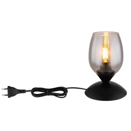 Globo - Stona lampa na dodir 1xE14/25W/230V crna