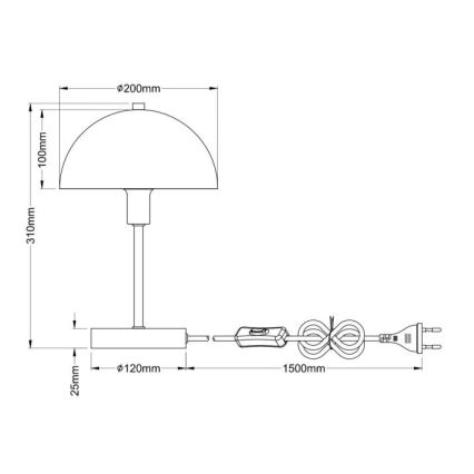 Globo - Stona lampa 1xE14/40W/230V