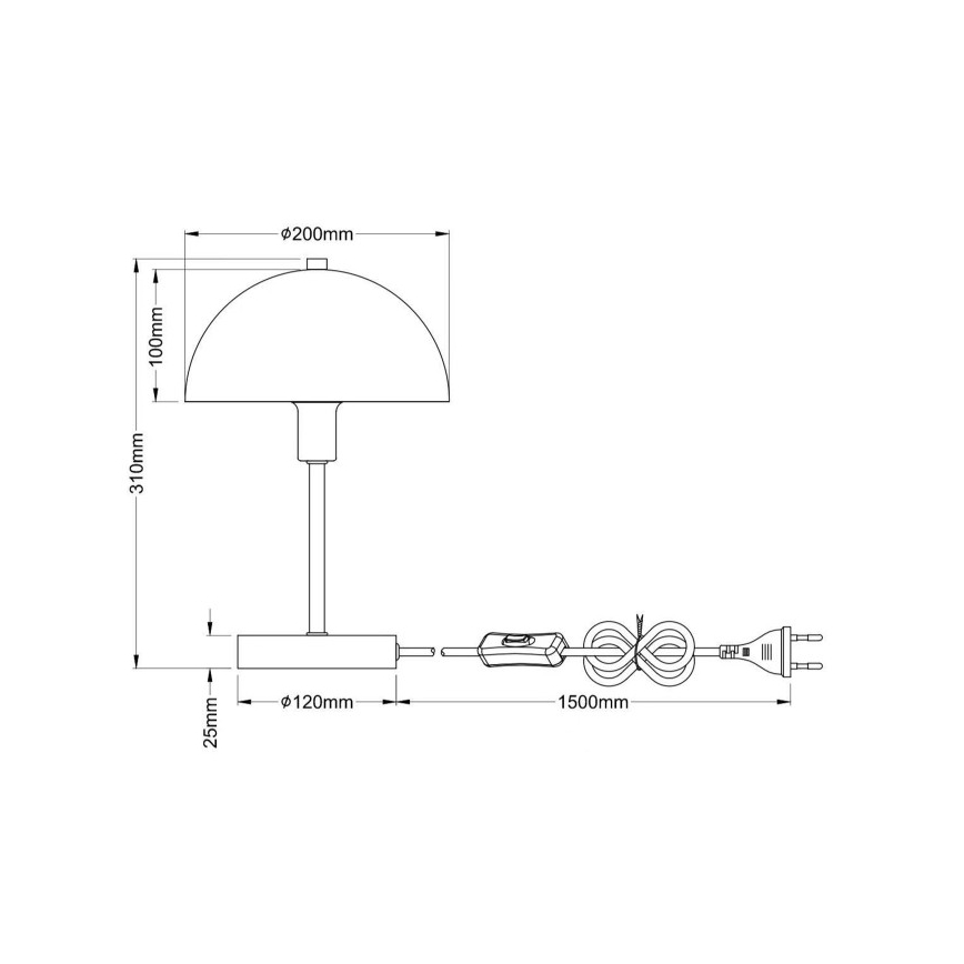 Globo - Stona lampa 1xE14/40W/230V