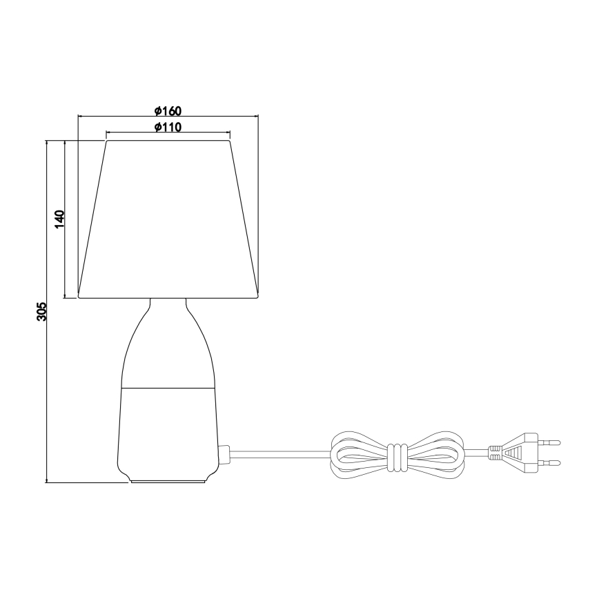 Globo - Stona lampa 1xE14/40W/230V