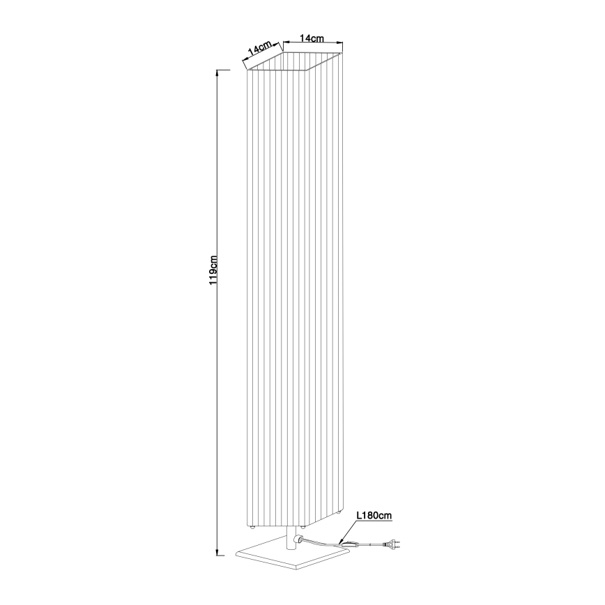 Globo - Stojeća lampa 2xE27/40W/230V