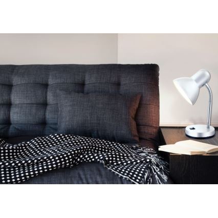 Globo - Stona lampa 1xE27/40W/230V srebrna