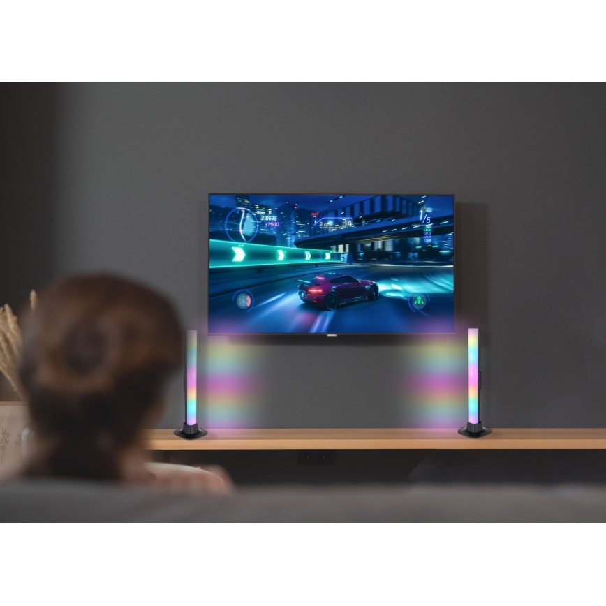 Globo RGB - set od 2 prigušivih LED RGB stonih lampi 2u1, LED/2W/5V, USB, Wi-Fi, Tuya