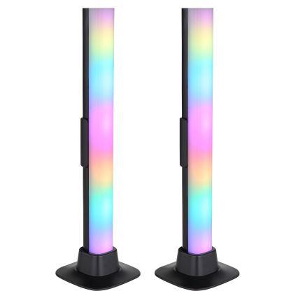 Globo RGB - set od 2 prigušivih LED RGB stonih lampi 2u1, LED/2W/5V, USB, Wi-Fi, Tuya