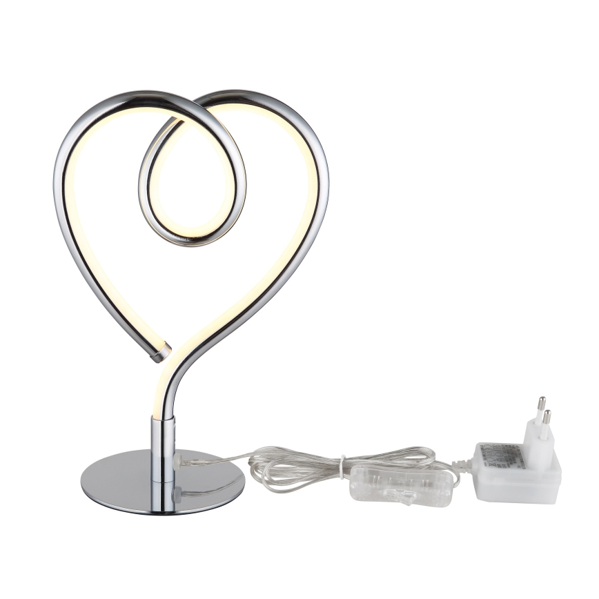 Globo - LED stona lampa LED/6W/230V sjajni hrom