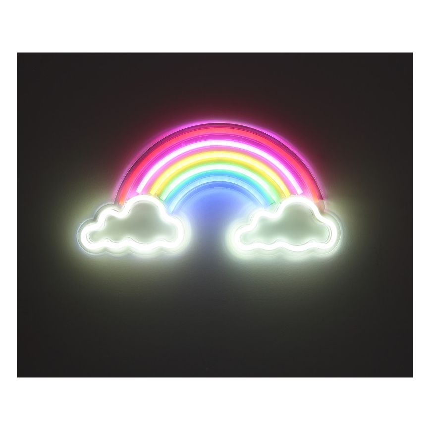 Globo - LED neonska zidna dekoracija LED/3W/USB duga