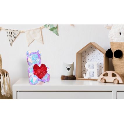 Globo - LED stoni ukras u poklon pakovanju LED/6W/5V USB medo