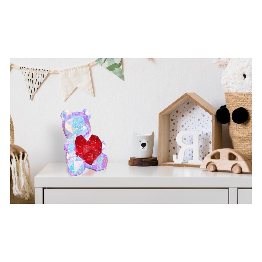 Globo - LED stoni ukras u poklon pakovanju LED/6W/5V USB medo