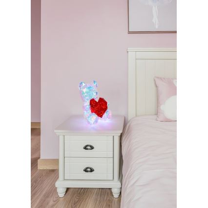 Globo - LED stoni ukras u poklon pakovanju LED/6W/5V USB medo