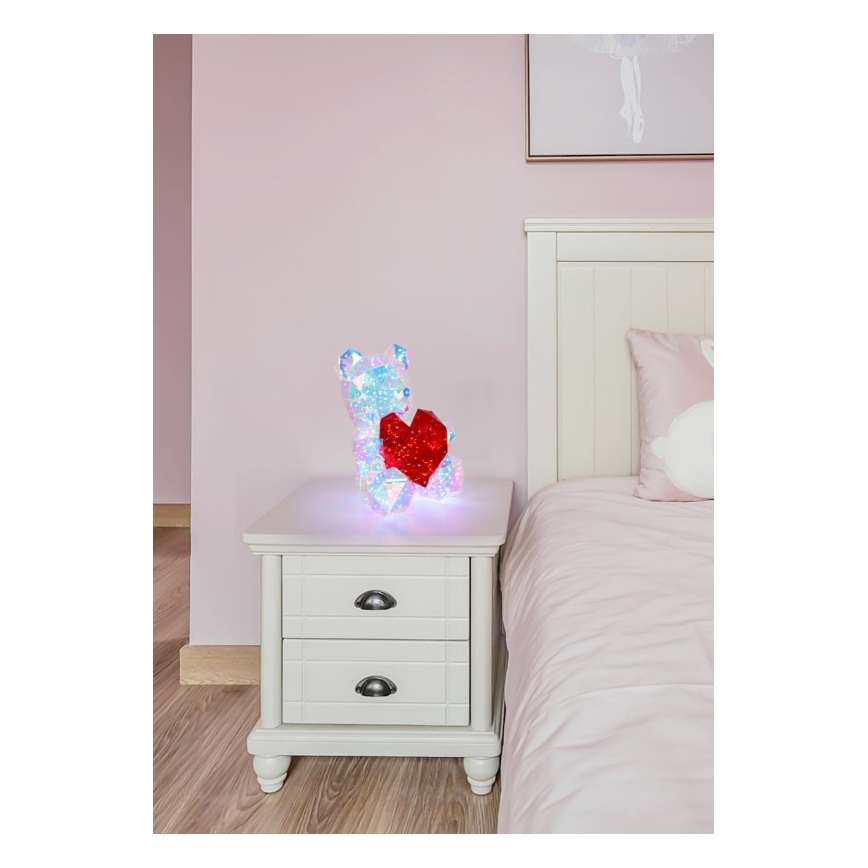 Globo - LED stoni ukras u poklon pakovanju LED/6W/5V USB medo