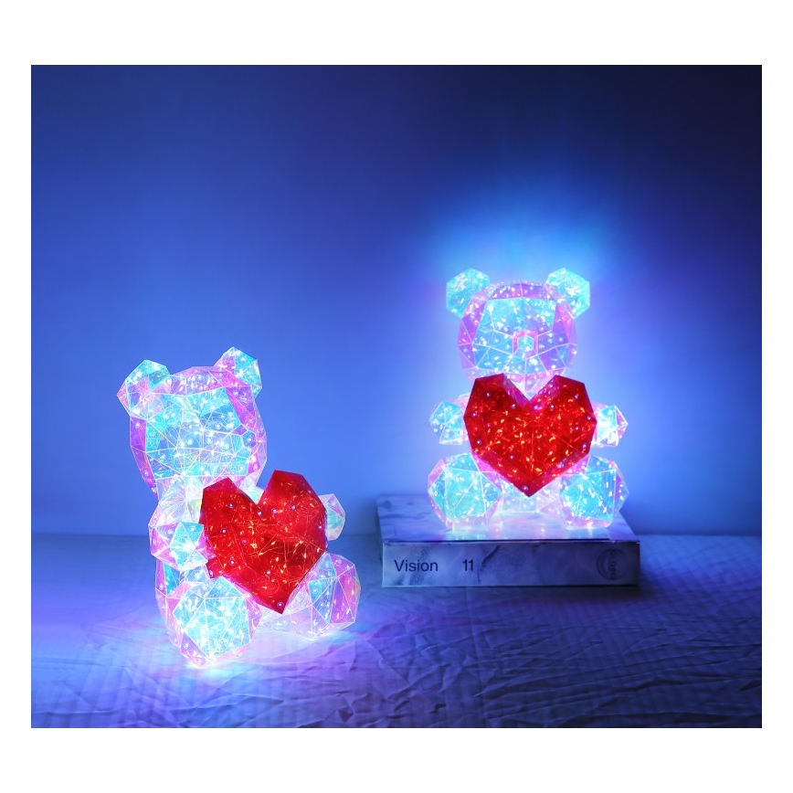 Globo - LED stoni ukras u poklon pakovanju LED/6W/5V USB medo