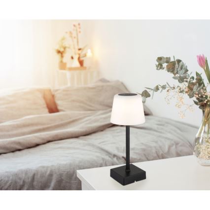 Globo - LED prigušiva dodirna stona lampa LED/2W/5V 3000/4500/6500K 800 mAh crna