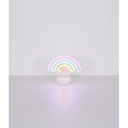Globo - LED neonska stona dekoracija LED/2W/3xAA duga