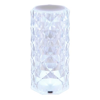 Globo - LED RGB Punjiva dodirna stona lampa LED/0,6W/3,7V 500mAh