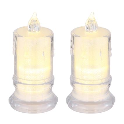 Globo - KOMPLET 2x LED sveća LED/0,25W/3xLR1130