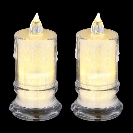 Globo - KOMPLET 2x LED sveća LED/0,25W/3xLR1130