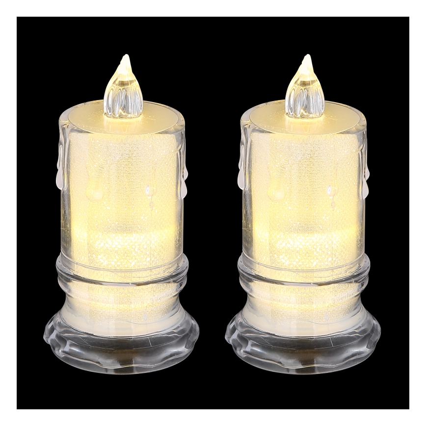 Globo - KOMPLET 2x LED sveća LED/0,25W/3xLR1130