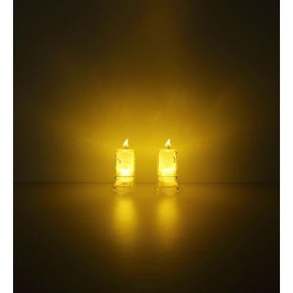 Globo - KOMPLET 2x LED sveća LED/0,25W/3xLR1130