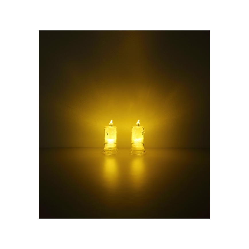 Globo - KOMPLET 2x LED sveća LED/0,25W/3xLR1130
