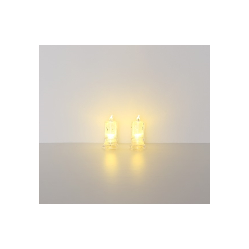 Globo - KOMPLET 2x LED sveća LED/0,25W/3xLR1130