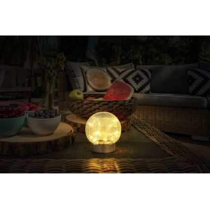 Globo - LED dekorativna punjiva stona lampa 25xLED/0,06W/5V 600 mAh IP44