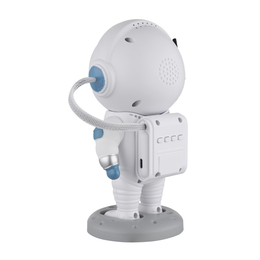 Globo - LED RGB stona lampa LED/6W/5V kosmonaut bela