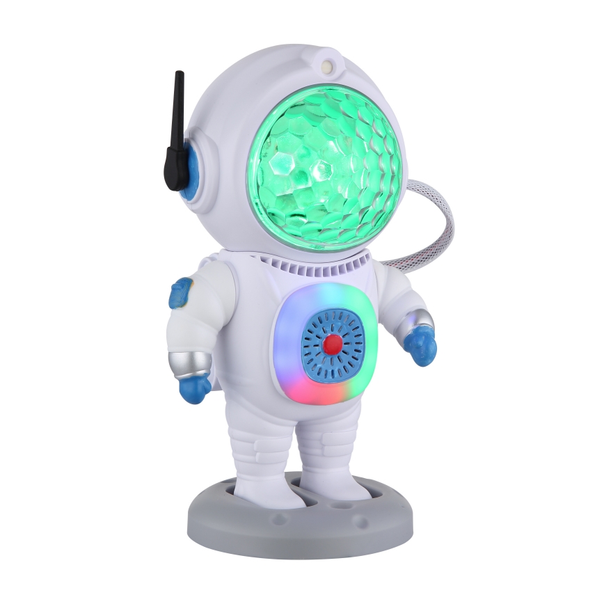 Globo - LED RGB stona lampa LED/6W/5V kosmonaut bela