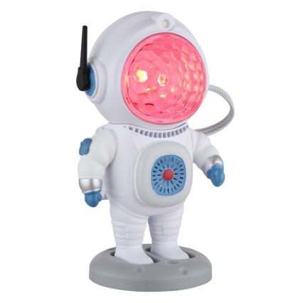 Globo - LED RGB stona lampa LED/6W/5V kosmonaut bela