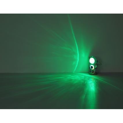 Globo - LED RGB stona lampa LED/6W/5V kosmonaut bela