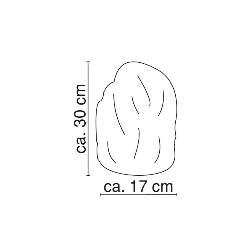 Globo - Lampa od soli 1xE14/15W/230V 8,77 kg