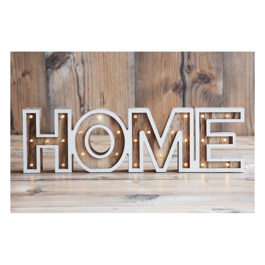 Globo - LED stona lampa 28xLED/0,06W/3xAA topola