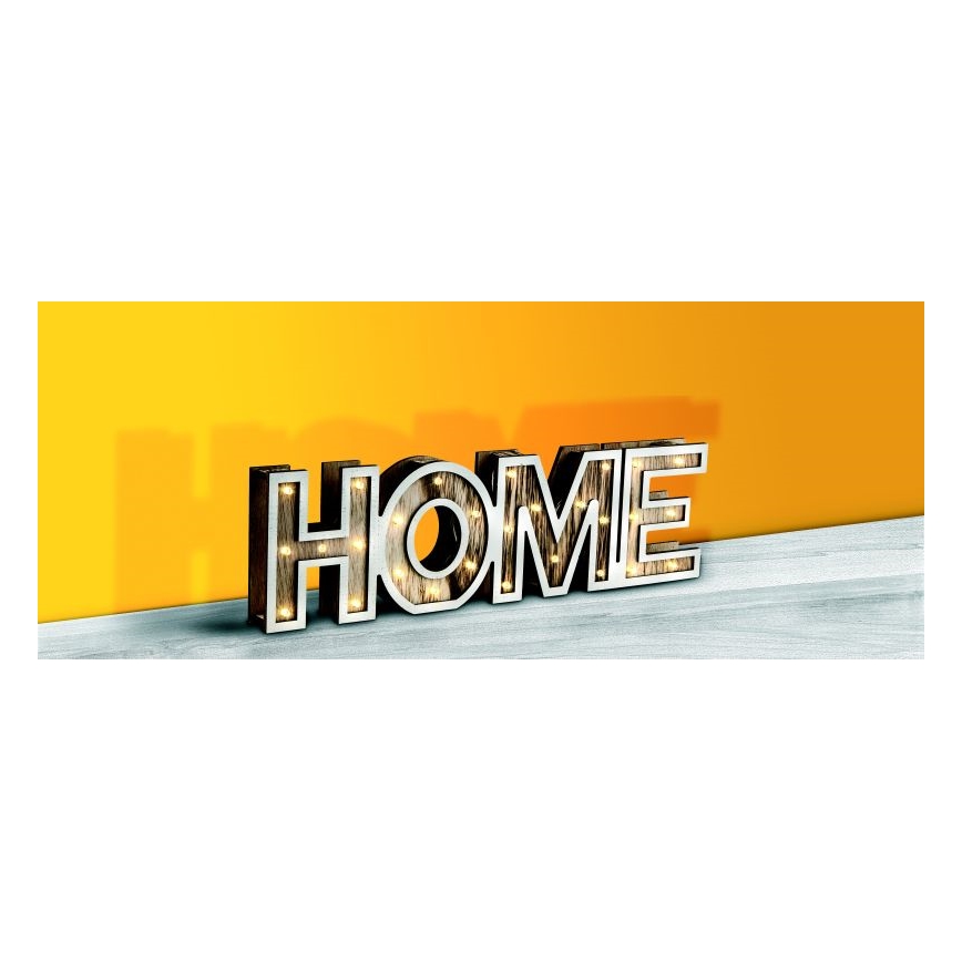 Globo - LED stona lampa 28xLED/0,06W/3xAA topola