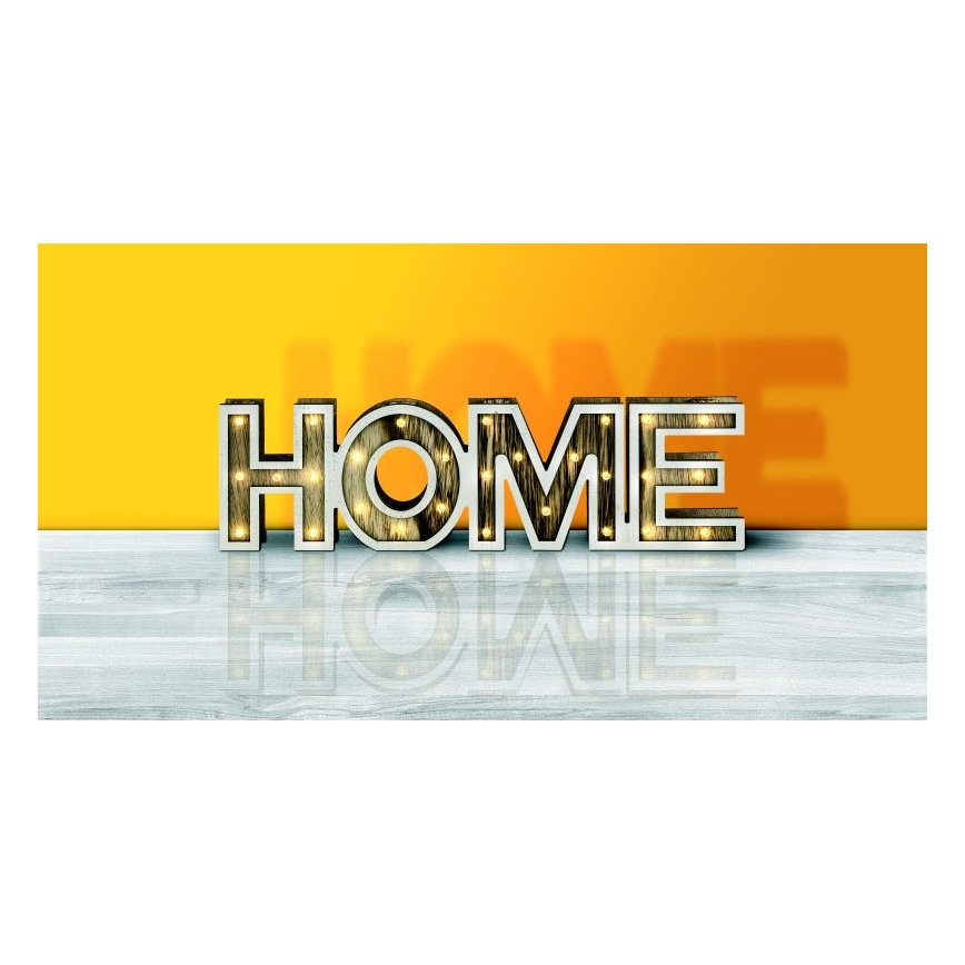 Globo - LED stona lampa 28xLED/0,06W/3xAA topola