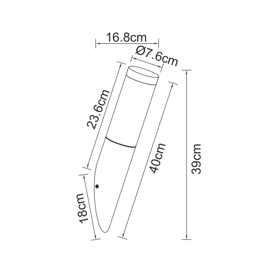 Globo - Spoljno zidno svetlo 1xE27/60W/230V IP44
