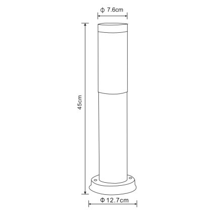 Globo - Spoljna lampa 1xE27/23W/230V 45 cm IP44