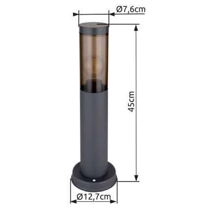 Globo - Spoljašnja lampa 1xE27/23W/230V 45 cm IP44