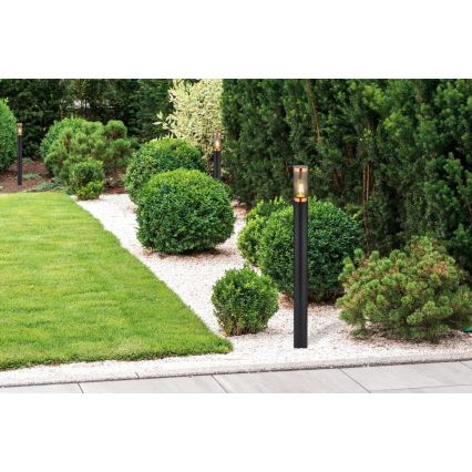 Globo - Spoljašnja lampa 1xE27/23W/230V IP44 110 cm crna/bakar