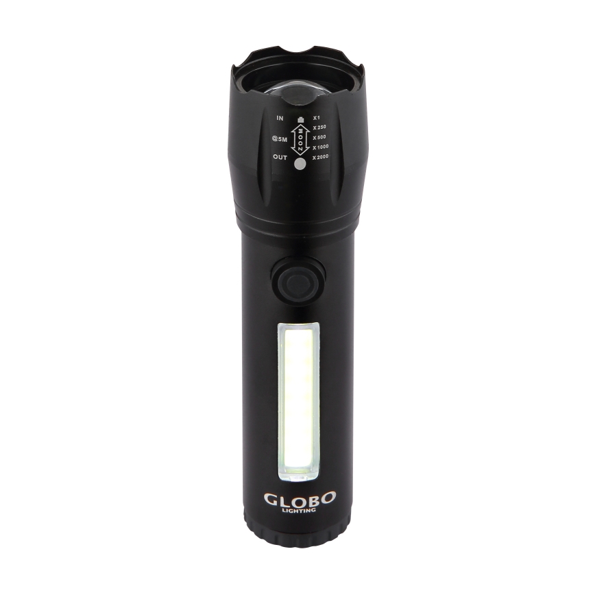 Globo - LED punjiva svetiljka LED/3W/5V + COB/3W 5500K 1200 mAh