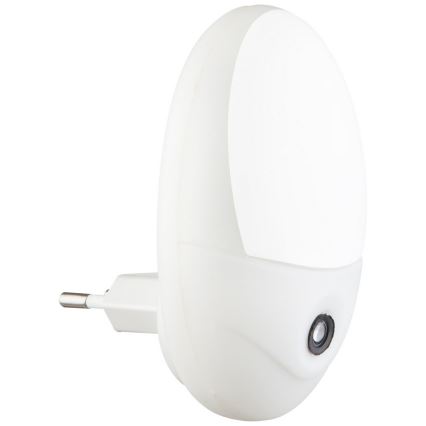 Globo - LED orijentaciono svetlo sa senzorom za utičnicu 4xLED/0,6W/230V 6500K