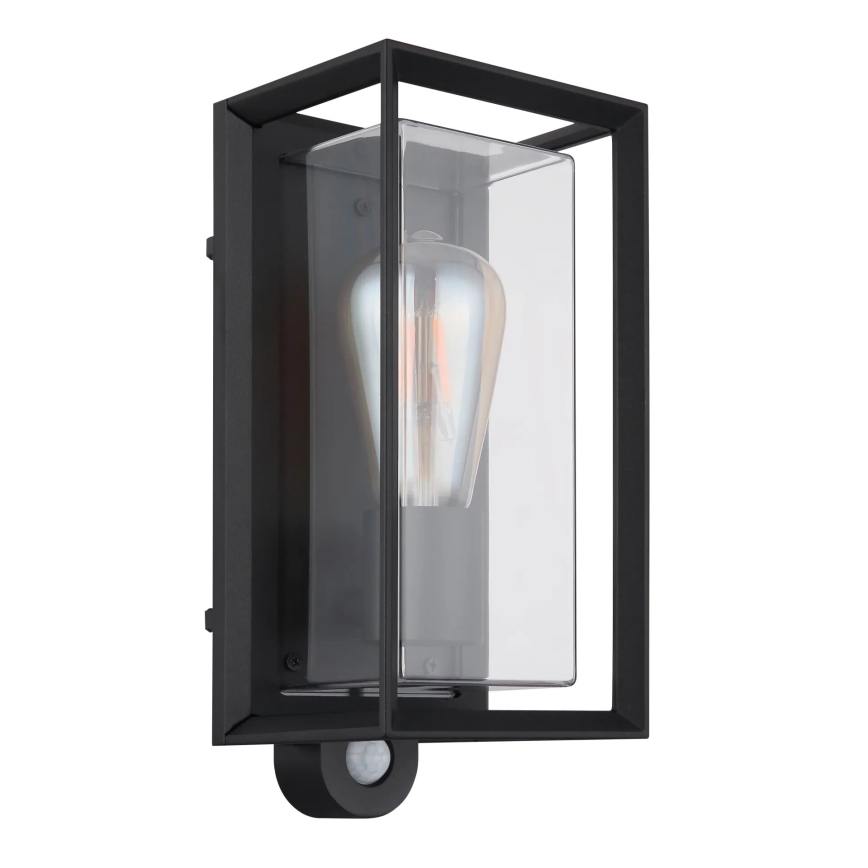 Globo - Spoljno zidno svetlo sa senzorom 1xE27/60W/230V IP44 crna