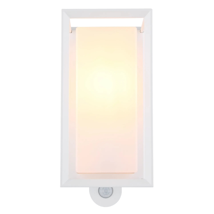 Globo - Spoljno zidno svetlo sa senzorom, 1x E27/60W/230V, IP44, belo