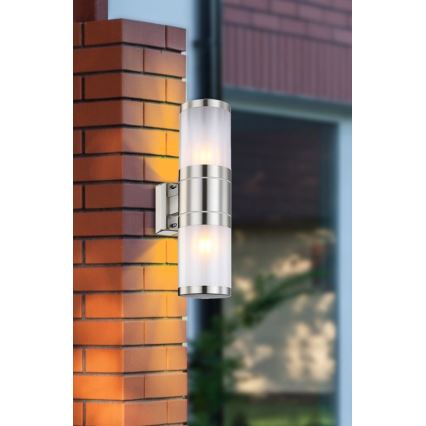 Globo - Spoljašnja zidna svetiljka 2xE27/60W/230V IP44