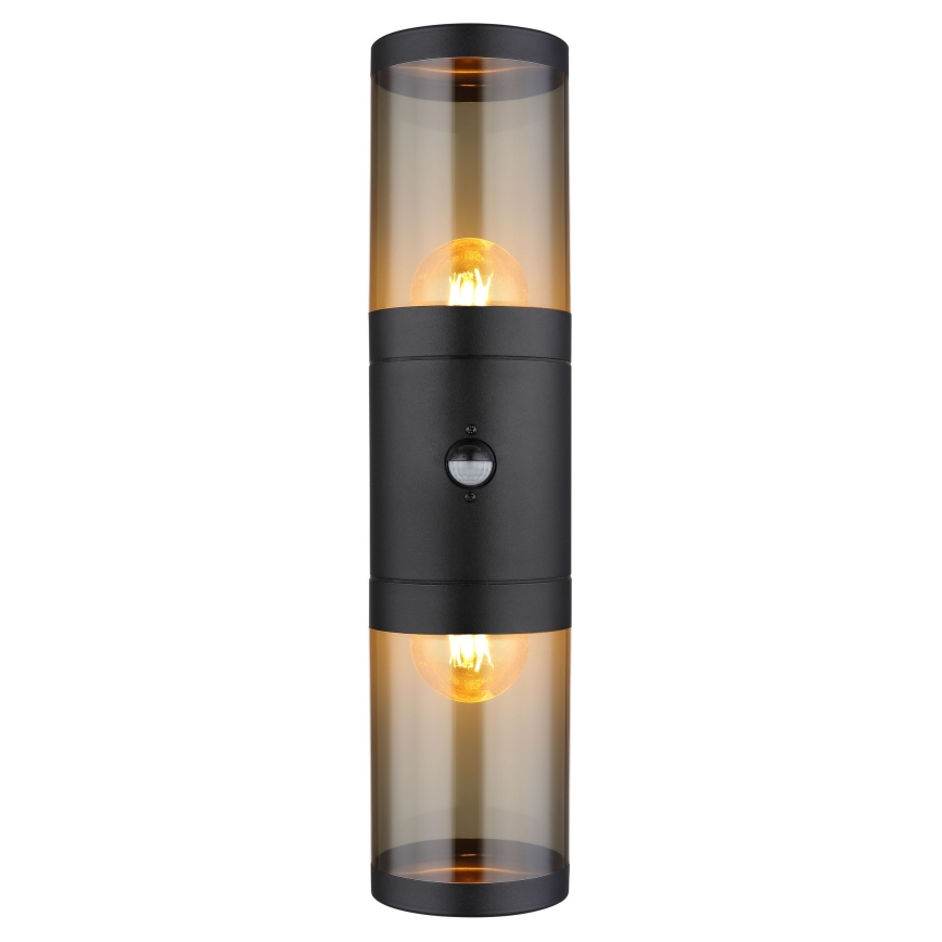Globo zidna lampa sa senzorom 2xE27/40W/230V IP44