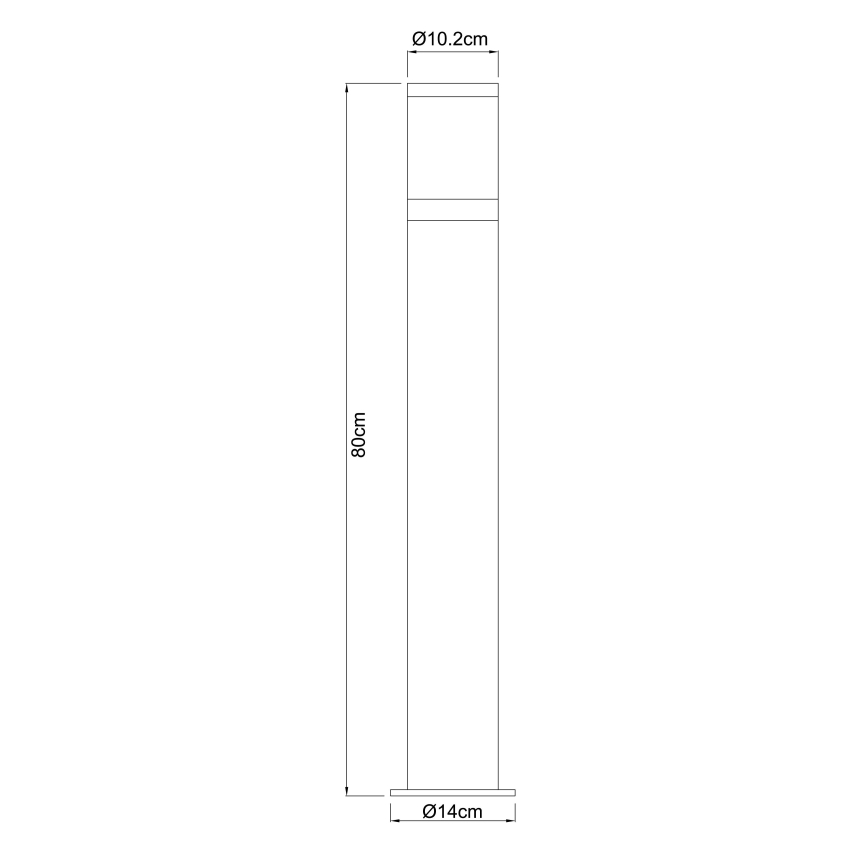 Globo - Spoljašnja lampa 1xE27/60W/230V IP44