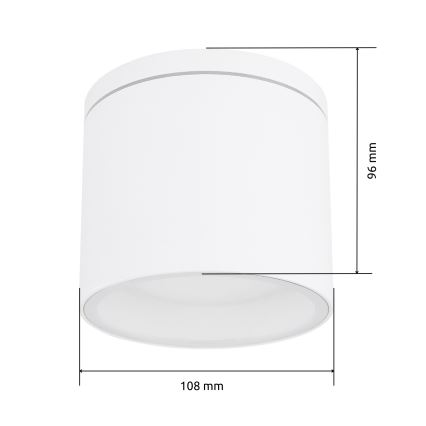 Globo - Spoljno plafonsko svetlo 1xGX53/11W/230V IP44