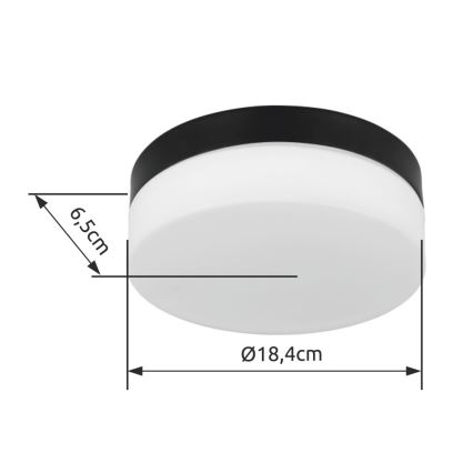 Globo - Kupatilsko svetlo 1xE27/60W/230V prečnik 18,4 cm IP44